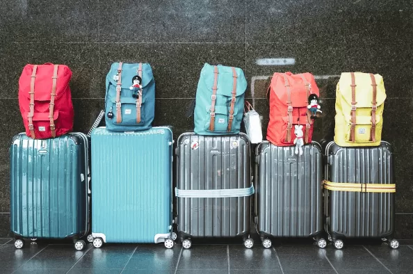 Malas de viagem ilustrando dicas para escolher a bagagem ideal