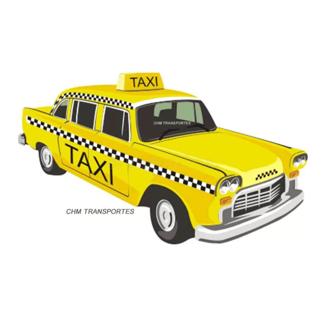 Táxi antigo em referência à história da CHM Executive Transport