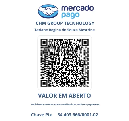 QR Code Pix Mercado Pago — CHM Executive Transport